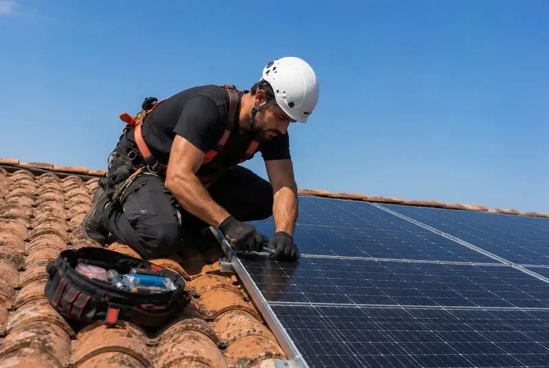 Maintenance et monitoring de panneaux solaires à Sorges et Ligueux en Périgord